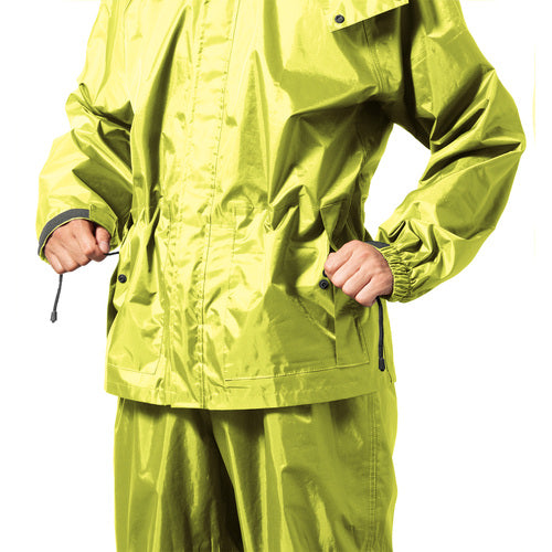 Makku Dual Fit Rain Suit Lime Green L AS516023 1 unit