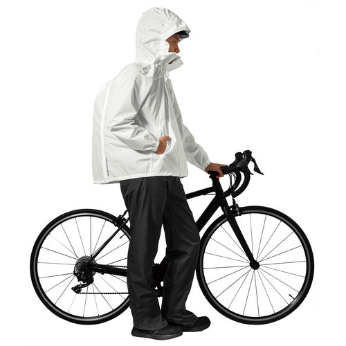 Makku Panorama Bag-in Rain Suit White LL AS51403A 1 unit
