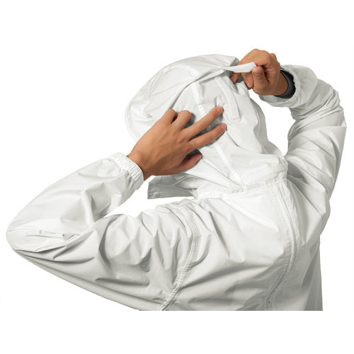 Makku Panorama Bag-in Rain Suit White LL AS51403A 1 unit