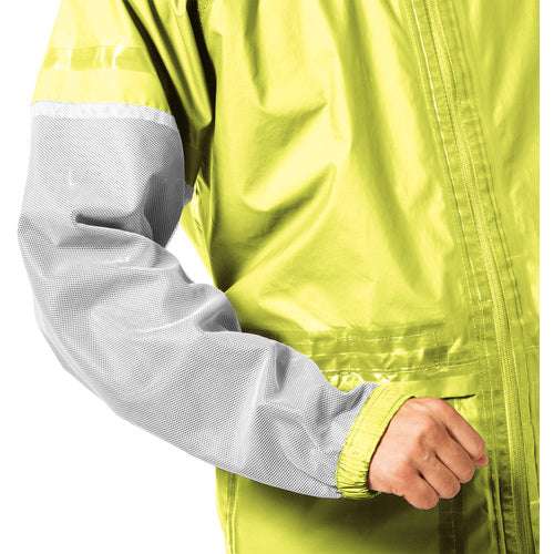 Makku Dual Fit Rain Suit Lime Green M AS516013 1 unit