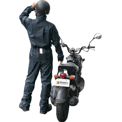 Makku Dual Fit Rain Suit Navy M AS516014 1 unit