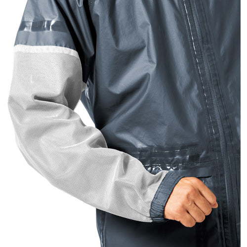 Makku Dual Fit Rain Suit Navy M AS516014 1 unit