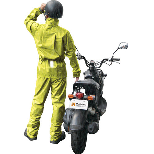 Makku Dual Fit Rain Suit Lime Green LL AS516033 1 unit
