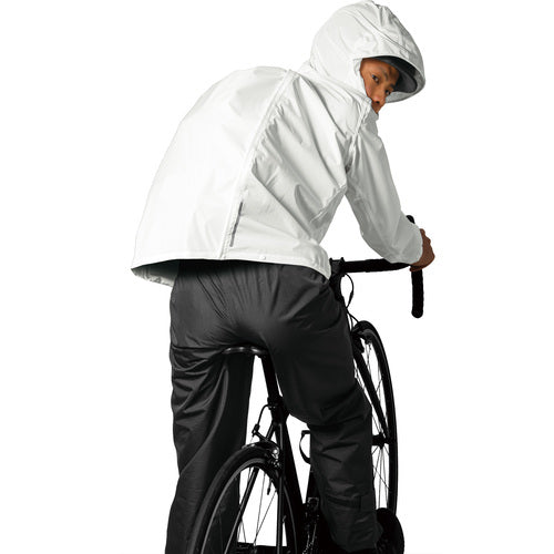 Makku Panorama Bag-in Rain Suit White L AS51402A 1 unit