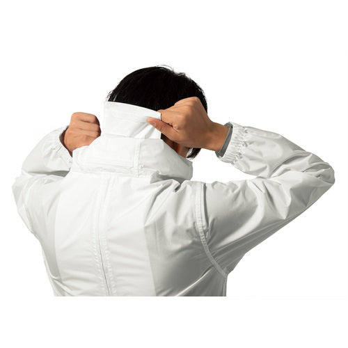 Makku Panorama Bag-in Rain Suit White L AS51402A 1 unit