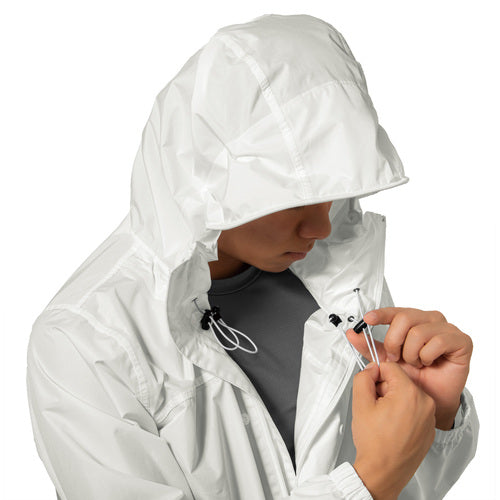 Makku Panorama Bag-in Rain Suit White L AS51402A 1 unit