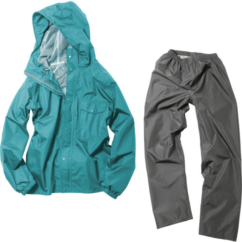 Makku Daily Rain Suit Turquoise L AS51202M 1 unit