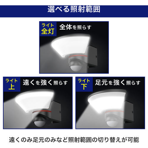 ＥＬＰＡ　屋外センサーライト　リモコン付ＡＣセンサーライト１灯　ESL-W3001AC　1 台