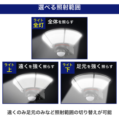 ＥＬＰＡ　屋外センサーライト　リモコン付ＡＣセンサーライト３灯　ESL-W3003AC　1 台