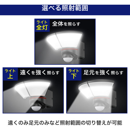 ＥＬＰＡ　屋外センサーライト　リモコン付ＡＣセンサーライト２灯　ESL-W3002AC　1 台