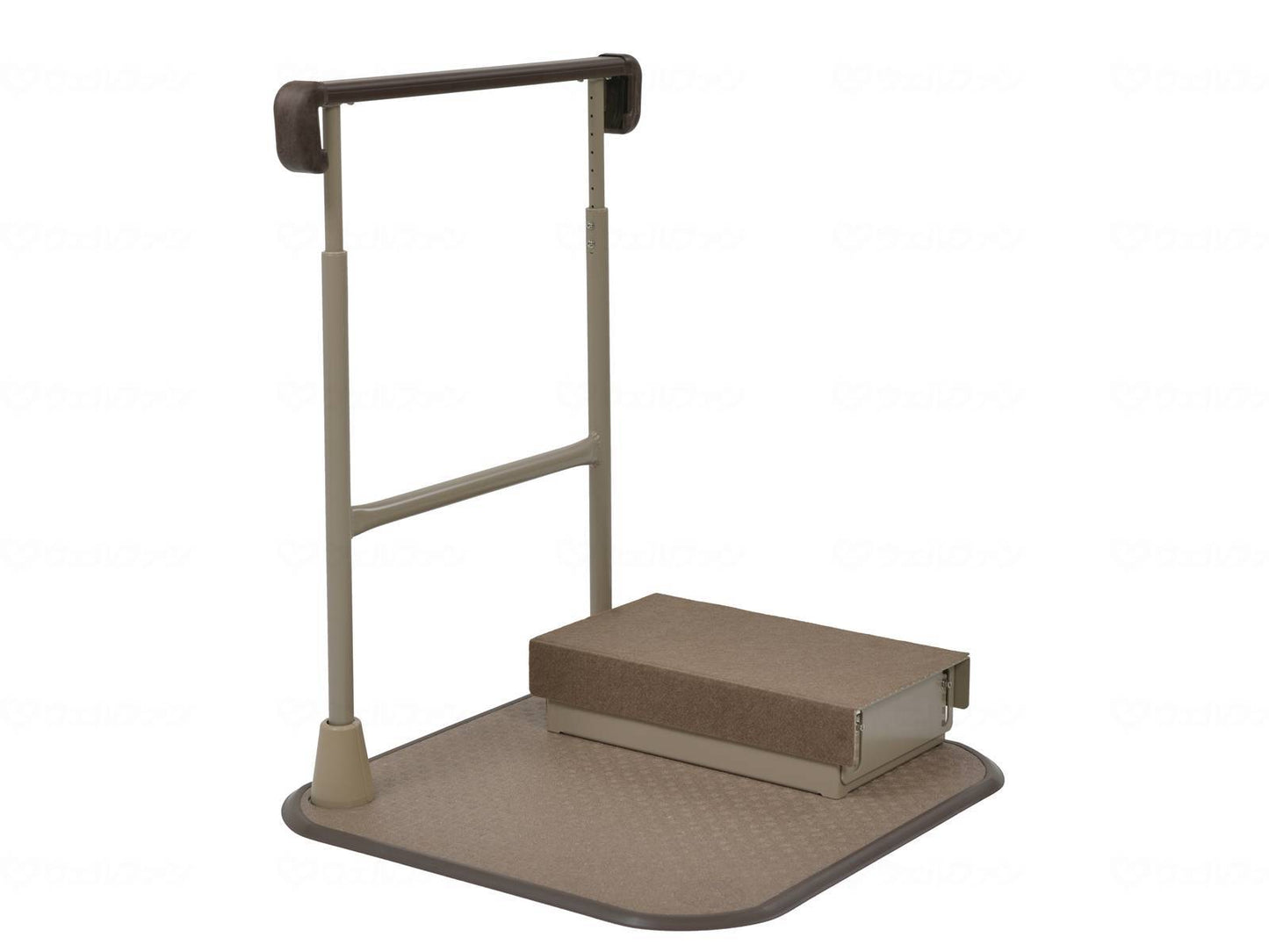 タマツつながる手すり すりてあ　踏み台付 片手すり