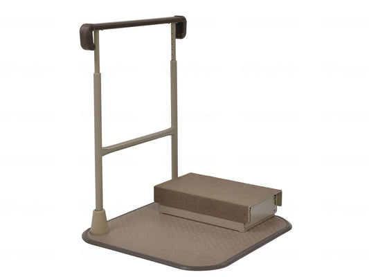 タマツつながる手すり すりてあ　踏み台付 片手すり