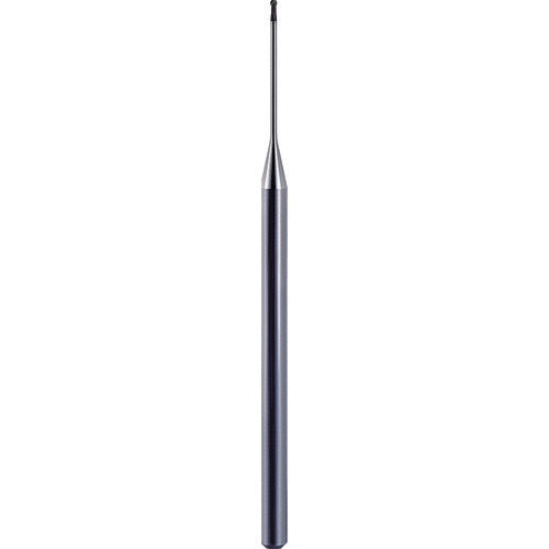 三菱　２枚刃ダイヤモンドコーティンググラファイト加工用　超硬ロングネックボールエンドミル０．３ｍｍ　DF2XLBR0015N020　1 本