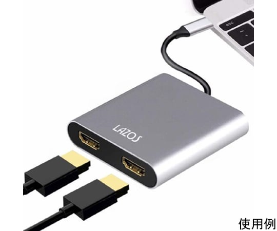 2in1 TypeCハブ　L-CH2 1個