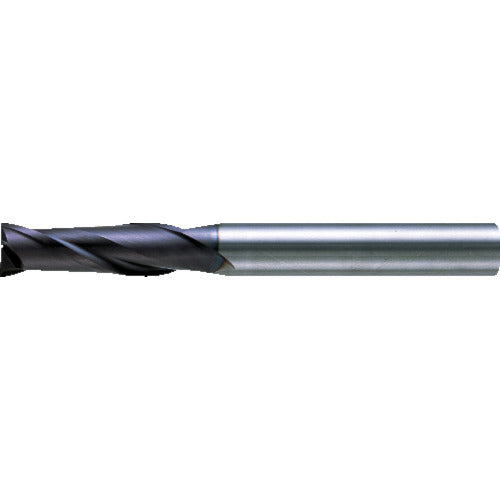 Mitsubishi K 2-blade M-Star general-purpose carbide square end mill, semi-long blade length (J) 0.4 mm, MS2JSD0040, 1 piece