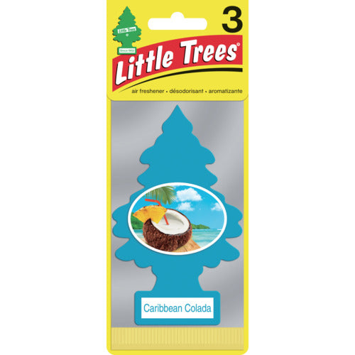 Little Trees LT Air Freshener 3P - Caribbean Colada LT307 1PK
