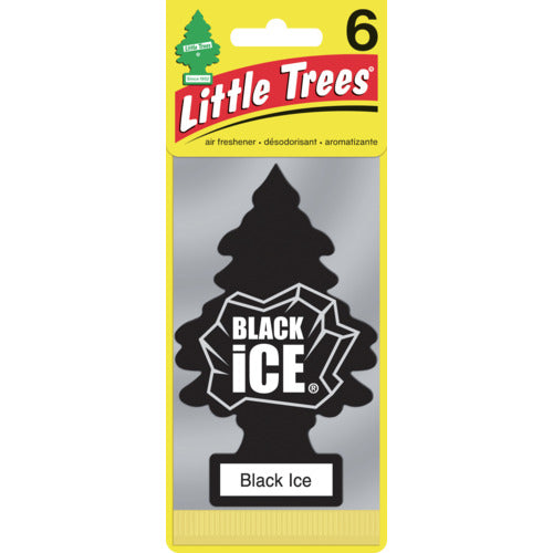 Little Trees LT Air Freshener 6P - Black Ice LT650 1PK
