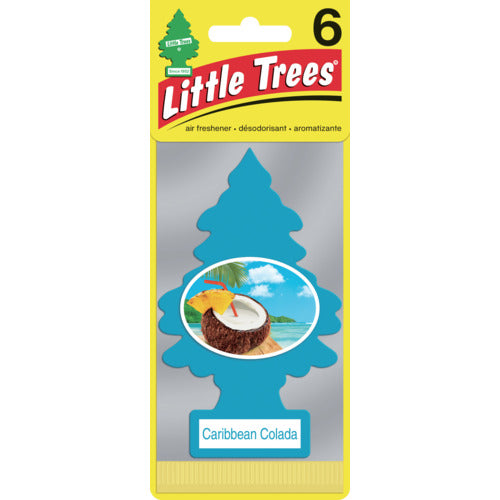 Little Trees LT Air Freshener 6P - Caribbean Colada LT653 1PK