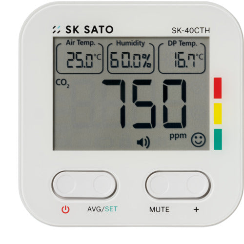 佐藤　ＣＯ２モニターミニ　ＳＫ−４０ＣＴＨ（１７３８−００）　1738-00　1 台