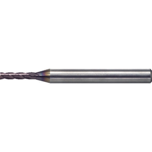 Mitsubishi K 4-blade Exstar general-purpose carbide square end mill, semi-long blade length (J) 1 mm, MS4JCD0100, 1 piece