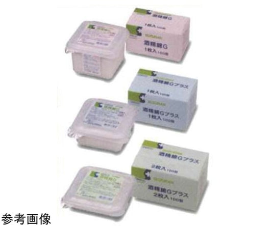 Alcohol Cotton G Plus 1 box (1 piece x 100 packets) 13205088 1 box (1 piece x 100 packets)