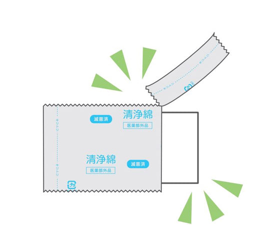 スキンフレッシュ 1箱(2枚×100包)　00095188 1箱(2枚×100包入)