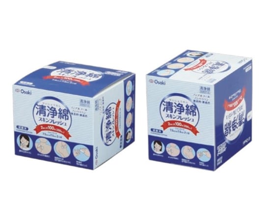 スキンフレッシュ 1箱(2枚×100包)　00095188 1箱(2枚×100包入)