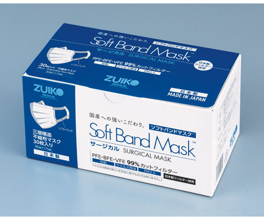 Soft Band Mask 30枚入　ZUIKO01 1箱(30枚入)