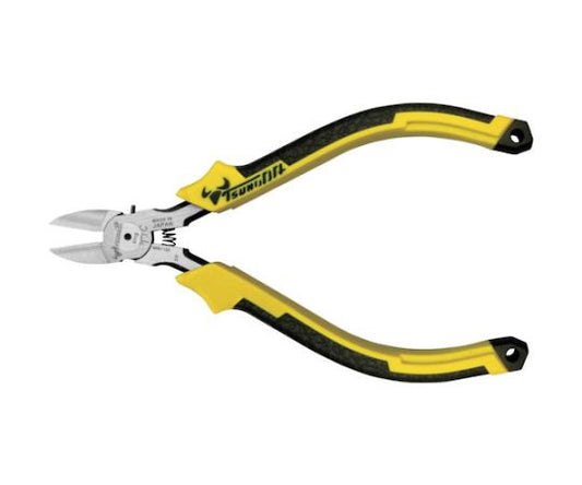 ニッパー 125mm 成型グリップ バネ付き　MNK-125DG 1丁