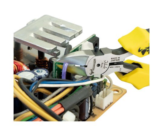 니퍼 125mm 성형 그립 스프링 부착 MNK-125DG 1초