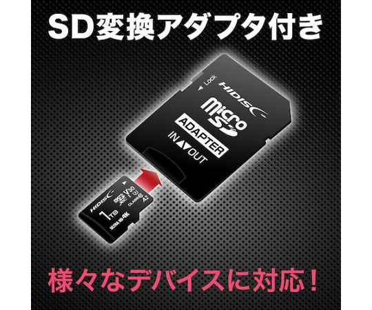 超高速R170シリーズmicroSDXCカード 64GB　HDMCSDX64GA2V30PRO 1個