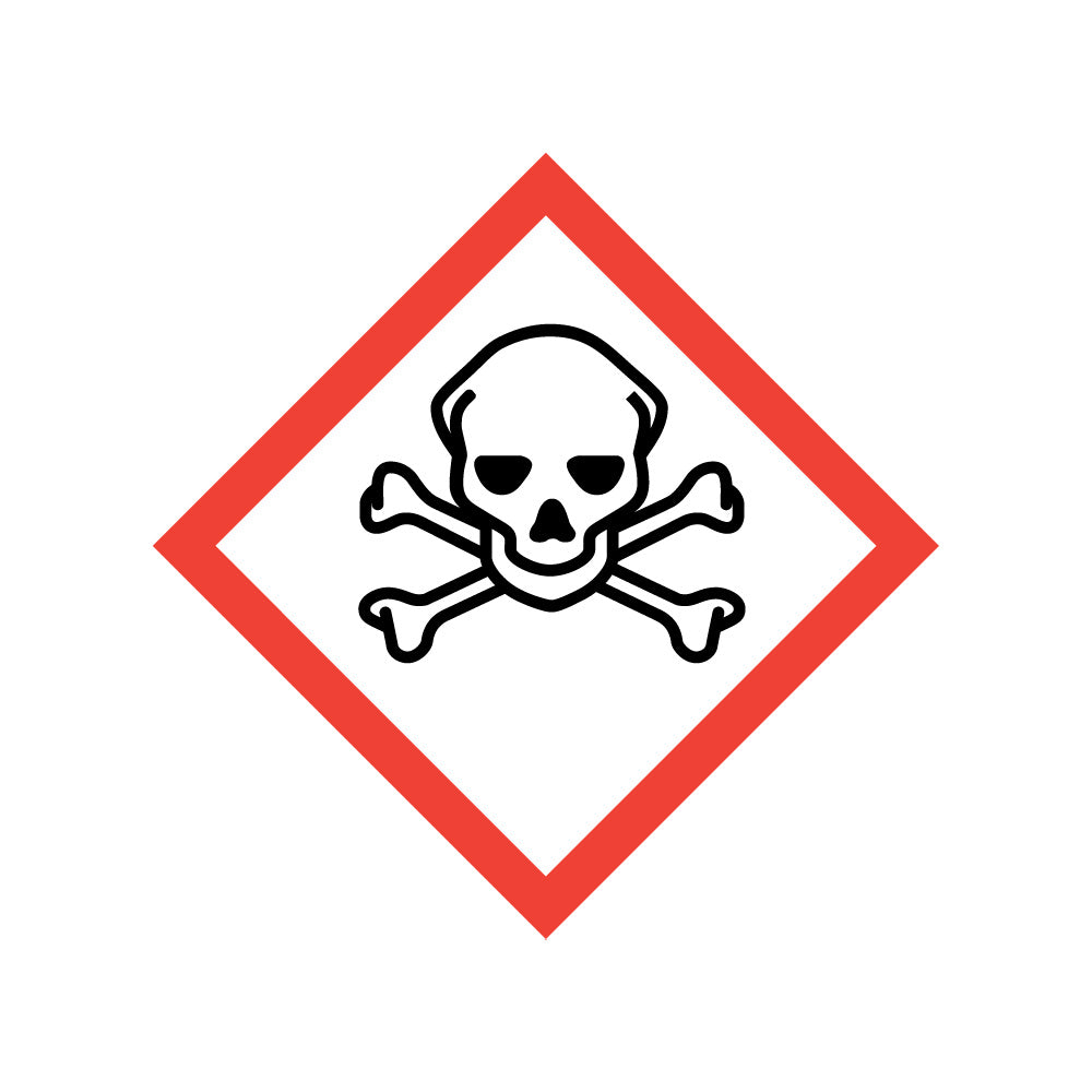 GHS Label Sticker Acute Toxicity (High Toxicity) 20 x 20 mm 500 sheets J2526-S 1 roll (500 sheets)