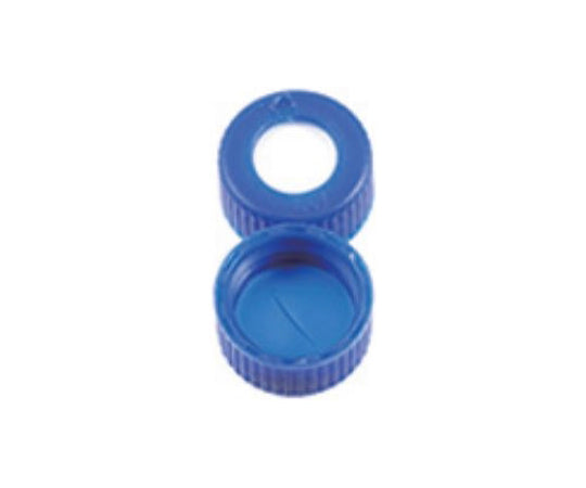 AVCS Screw Cap with Septum (9-425) 1mm Blue/White Slit/Blue 100pcs CHSC9-40 1 box (100pcs)