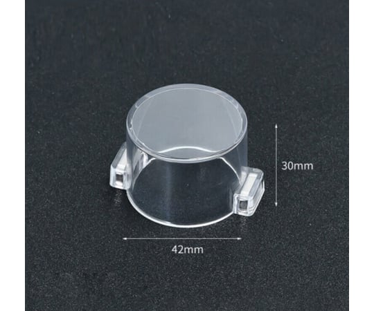 誤操作防止スイッチカバー（マグネット） 透明 丸型　J2552 1個