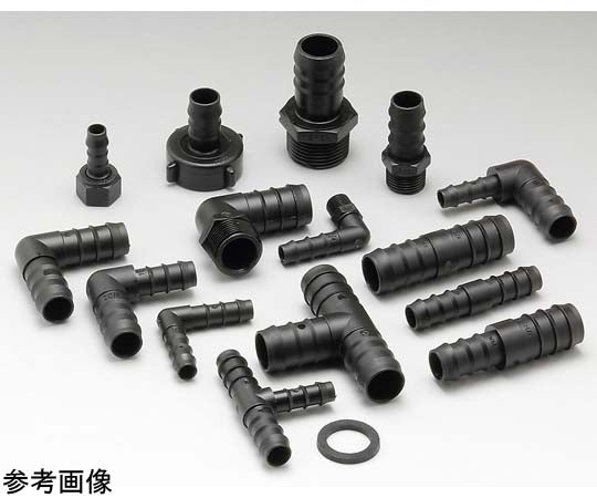 TEFEN PP bamboo joint, male straight, 10mm x R1/2, PHM-1212, 1 piece