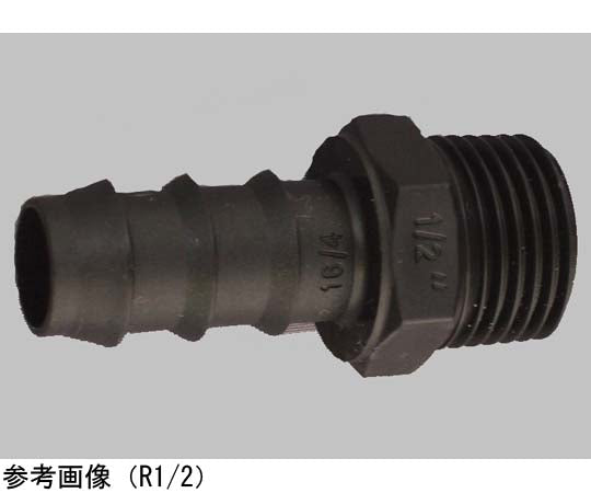 TEFEN PP bamboo joint, male straight, 10mm x R1/2, PHM-1212, 1 piece