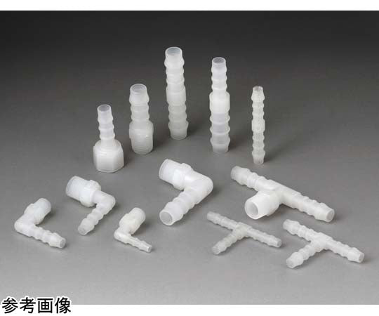 TEFEN PVDF bamboo shoot fitting, male straight, 4mm x R1/4, WHM-0408, 1 piece