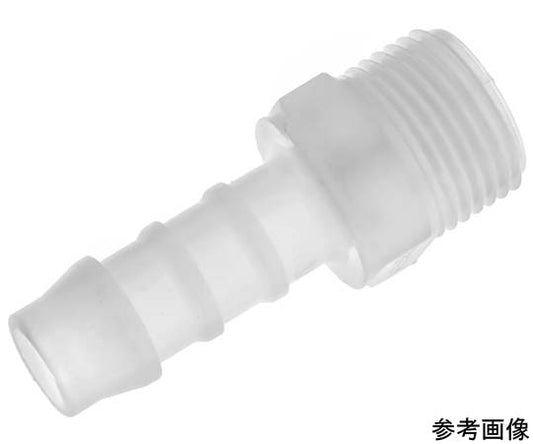 TEFEN PVDFタケノコ継手 オスストレート 10mm×R1/4　WHM-1008 1個