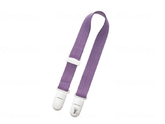 フットマークお食事エプロン　のびるクリップ ﾑﾗｻｷ