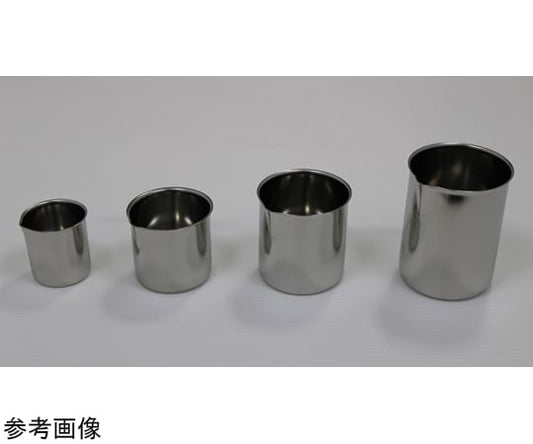 Sanitary beaker with spout SUS316L 100mL without handle OM49-100 1pc