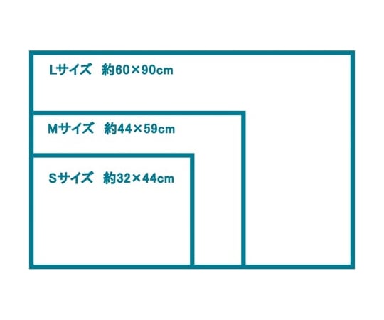 방수・흡수 시트 두꺼운 S 100장 3267-8185 1팩(100장입)