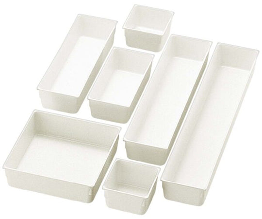 Drawer Organizer Case White 7P 1 set (7 pieces) #6002 1 set (7 pieces)