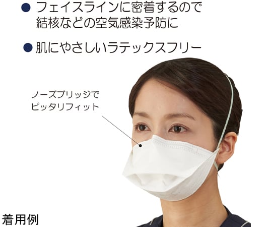 Surge mask N-95 (foldable) 1 piece x 10 pieces 076078 1 box (1 piece x 10 pieces)