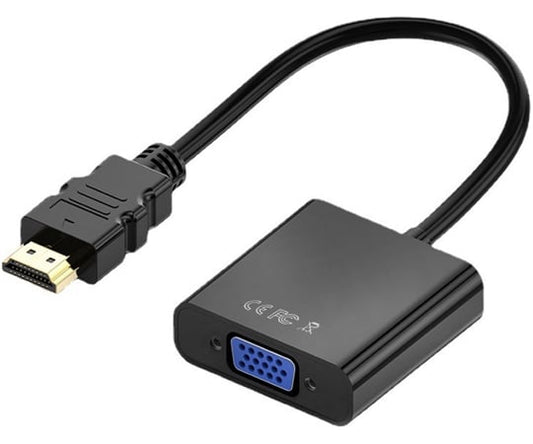 HDMI to VGA変換ケーブル ブラック　TR-HDA001-BK 1個