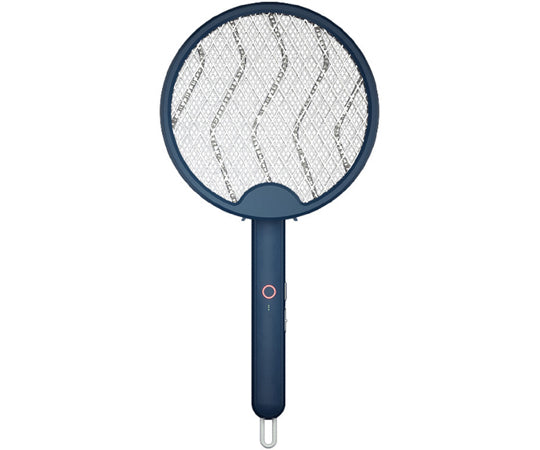 折りたたみ式電撃殺虫ラケット USB充電タイプ ネイビーブルー　TR-JSR001-NB 1個