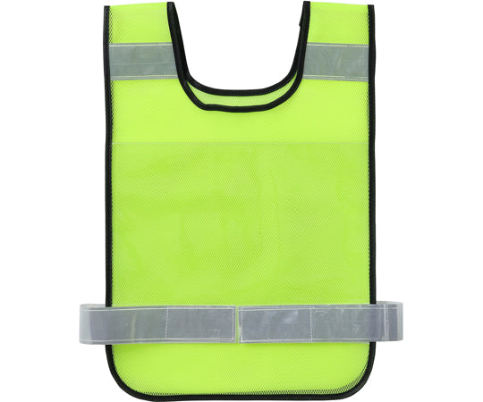 反射ビブスベスト（A4ゼッケンクリアポケット付き）　35542 1個