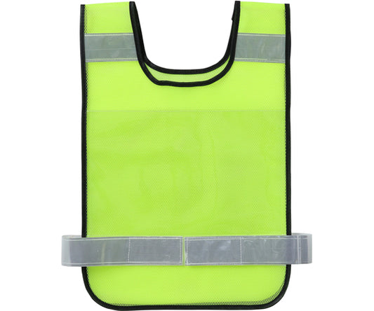 反射ビブスベスト（A4ゼッケンクリアポケット付き）　35542 1個