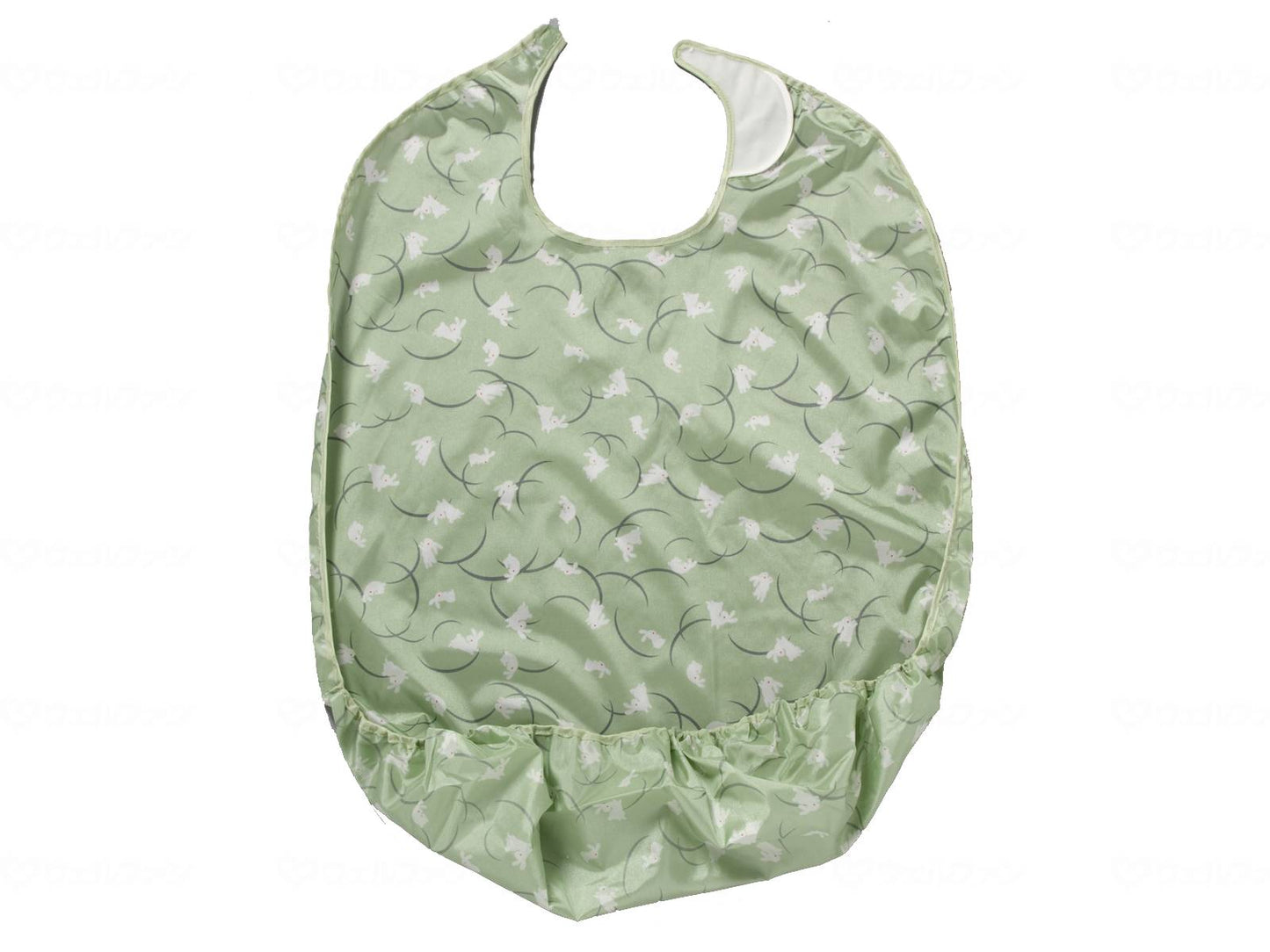 特殊衣料食事ｻﾛﾝ(超はっ水) 和柄うさぎ　うぐいす