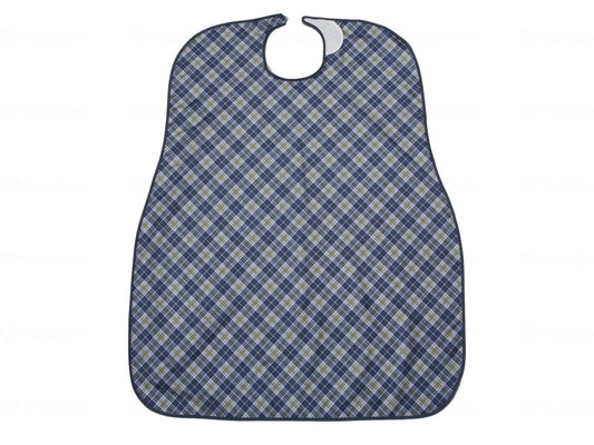 Special clothing meal apron (super water repellent) navy check