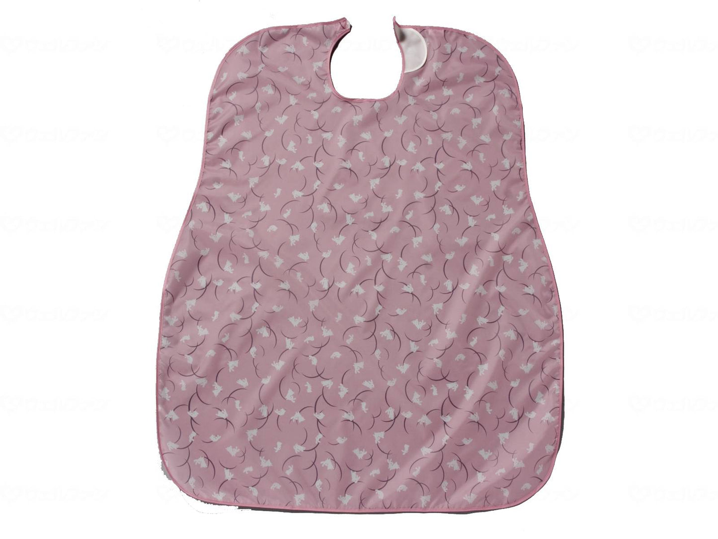 特殊衣料食事前掛(超はっ水) 和柄うさぎ　さくら